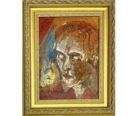Акулов В.И "Образ", 1995г. Холст, масло. Размер 46х56,5 см. с рамой. № 3435