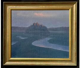 Фото: Батальонок Е.Е. 1946 г.р. "Адбiтак вячэрняга промня" (бел.), 1990 год; 29,3/35 см - Артикул №1873