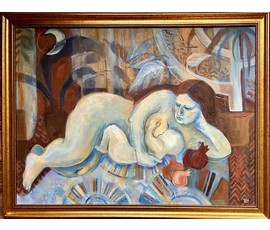 Трухан Екатерита "Пяшчота", холст. масло. Размер 60х80 см. № 3283