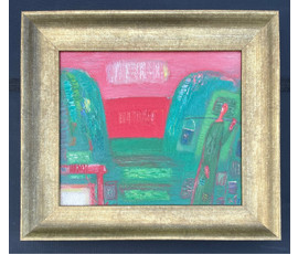 Фото: Костюченко В.К. "У колодца", 1997г. Холст, масло. Размер 32х37,5 см., с рамой 44х49 см. № 2856 - Артикул №2856