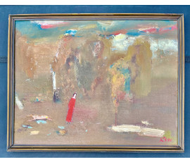 Костючкенко В.К "Осенний день", 1996г. Холст, масло. Размер 50х64,5 см. № 2857