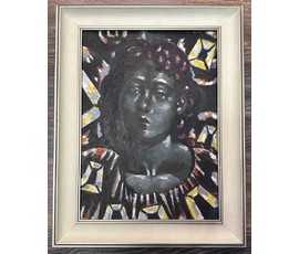 Кищенко А.М "Оля",1990г. Холст, масло. Размер 55х40 см. № 3266