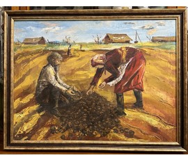 "Бульбаши", холст, масло. Размер 60х80 см. №136