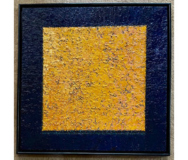 Криштапович С.Е "Жоўты квадрат-сымбаль Зямли",2010г. Холст, масло.Размер 71,5х71,5 см. № 3075