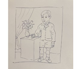 Фото: Вашкевич Р.П. Бумага, чернила. 2006г. Размер 21х21 см. № 3906 - Артикул №3906