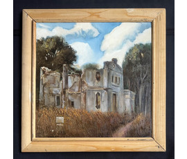 Скрипниченко Г.С "Сядзіба Ніеткі", 2014г. Холст, масло. Размер с рамой 62х62 см.№ 3989