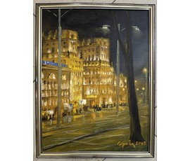 Сороко В.И "Вечерний Минск", 2005г. Холст, масло. Размер 30х40 см. № 3183