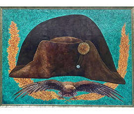 Фото: Каталожный Почицкий В.В (dr.Klein Доктор Кляйн) "Шляпа Наполеона", 2011г. Холст, масло. Размер 110х150 см. № 3008 - Артикул №3008