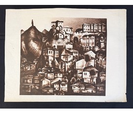 Селещук Н.М "София". Литография. Размер 66х77,5 см. № 3780