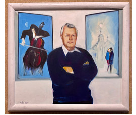 Щемелёв Л.Д- Народный художник. "Автопортрет", 2010г. Холст, масло. Размер 80х90 см. № 2538