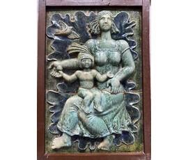 Нестеревский Н.Л. Керамическое панно. Каталожное. Размер 90х60см. №3635