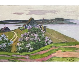 Савицкий В.Н. «Просторы Беларуси».1976год. Размер 50х70см. Холст, масло. №3644