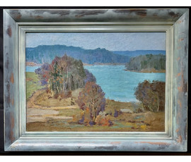 Маслеников П.В "Осень.Вяча",1979г. Холст, масло. Размер с рамой 68х87 см. № 3681