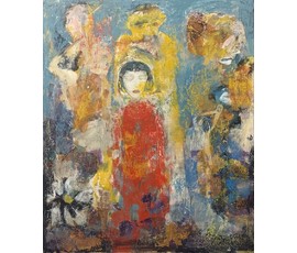 Лисовский А.С "Сон Анжелики", 2026 г. Холст, акрил. Размер 60х50 см. № 3913