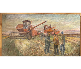 Фото: Иванова В.В "Нивы Алтая". Холст, масло. Размер 53х95 см. № 2633 - Артикул №2633