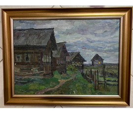 Попович М.И. Картон, масло. 1977г. Размер 44х32 см. № 2685