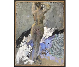 Данциг М.В "Обнажённая", 1956г. Холст, масло. Размер 89х67 см. № 3665