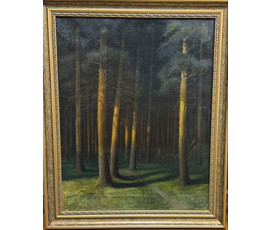 Гончаров Ф.С (1873-1955) учился у А.М Корина, А.Е Архипова, В.А Серова. Холст, масло. 1908 г. Размер с рамой 59х72 см. № 4080