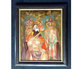 Скрипниченко Г.С. Каталожная работа "Восень Патрыярха", 1991г. Холст, масло. Размер с рамой 51х61см. № 3923