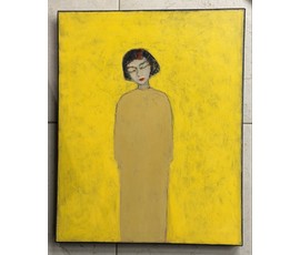 Лисовский А.С "Девушка из Нагасаки",2025г. Холст, акрил. Размер 50х40 см. № 3825