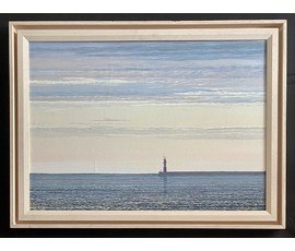 Шкарубо В.Ф "Маяк.Сочи", 2007г. Холст, масло. Размер с родной рамой 60х80 см. № 3583