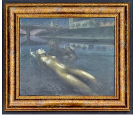 Кухто С.В "Похищение Европы". Холст, масло. Размер с рамой 64х74 см. № 3662