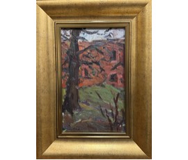 Селещук Н.М. Этюд. Картон, масло. Размер с рамой 36,5х50 см. № 3776