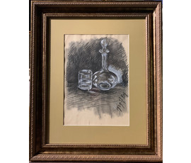 Цвирко В.К. Натюрморт. Графика, 1939 год. Размеры 58х70 см №1823