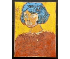 Фото: Лисовский А.С "Мальвина", холст, акрил. Размер 40х30 см. № 3876 - Артикул №3876