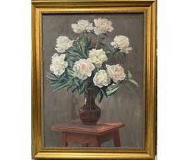 Фото: Бржозовский Г.Ф "Пионы". Холст, масло. Размер 60х80 см. № 3503 - Артикул №3503