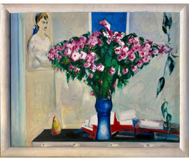 Щемелёв Л.Д "Осенний букет", 2011 г. Холст, масло. Размер с родной рамой 110х91 см. № 4069