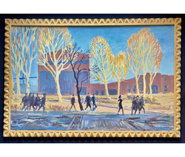 Максимов. ДВП, масло. Размер с рамой 44х65 см. № 4005