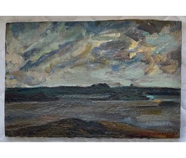 Свентоховский П.В Пейзаж. Холст, масло. Размер 39х59 см. № 2683