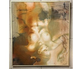 Врублевская С.П. "Academiae" серия (4), 2013г. Бумага, пастель, акварель. Размер 64х57 см. № 2646