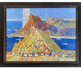 Сковородко О.А "Балаклава", 2017г. Холст, масло. Размер 41х53 см. № 3555