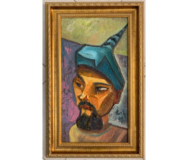 Акулов В.И. ДСП, масло. Размер 43х69 см . 2009 г. №658