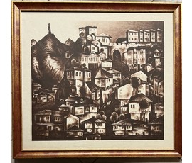 Селещук Н.М. Каталожная литография. "София". Размер с рамой 65х70 см. № 3780