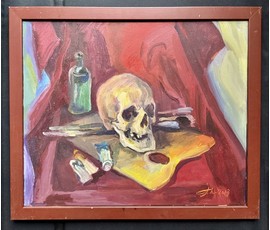 Поплавский Г.Г Этюд. Холст, масло. Размер с рамой 57х67 см. № 3721