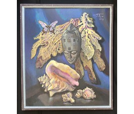 Поплавский Г.Г "Дары Индийского океана",2014г. Холст. масло. Размер с рамой 63,5 х73,5 см. № 3722