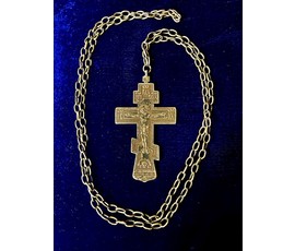 Фото: Николаевский наперсный иерейский крест, 1896г. - Артикул № 2064
