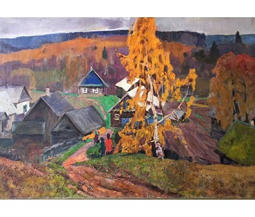 Аракчеев Б.В. "Осеннем наряде", 1967 год. (артикул №562) - фото №4