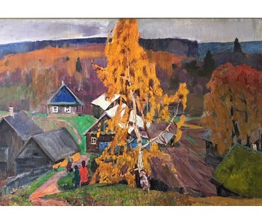 Аракчеев Б.В. "Осеннем наряде", 1967 год. (артикул №562) - фото №3