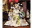 Скульптурная композиция "Дама с амурчиками и павлином". Мейсен, XIX век (артикул №18) - фото №1