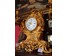 Часы каминные и пара канделябров. Барокко. Франция 19 век. Бронза, золочение. Часы 50х40 см. Канделябры 52 см. № 2880 (артикул №2880) - фото №8