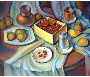 Зинчук А.М. "Натюрморт с черешней", 2006 год (артикул №671) - фото №2