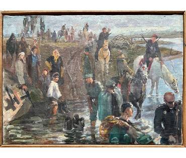 Картина "Великая Отечественная война", период СССР. (артикул №689) - фото №2