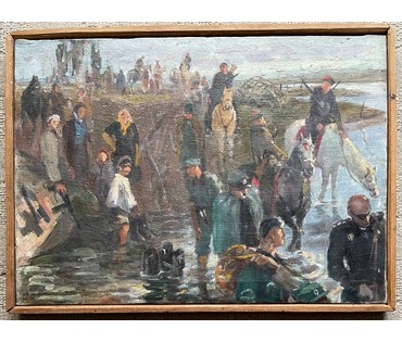 Картина "Великая Отечественная война", период СССР. (артикул №689) - фото №1