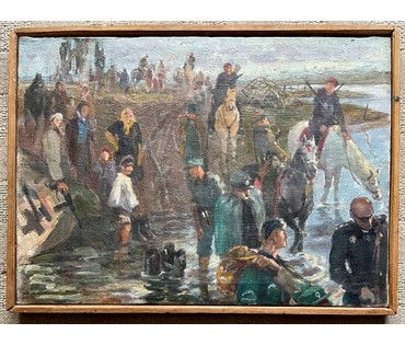 Картина "Великая Отечественная война", период СССР. (артикул №689) - фото №3