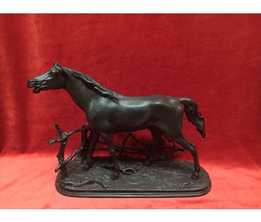 Скульптура "Конь в изгороди" ("Джинн"). Касли,1903 год (артикул №65) - фото №1