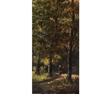 Pompeo Mariani. Картина, XIX век (артикул №716) - фото №2